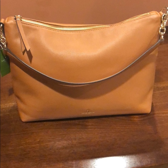 Kate Spade Alena light walnut shoulder bag NWT